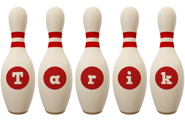 Tarik bowling-pin logo