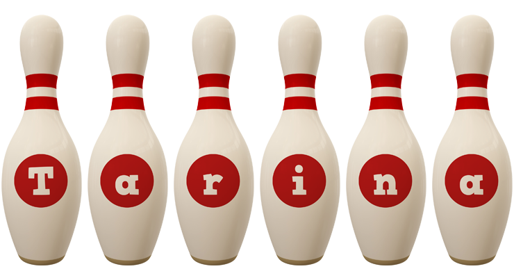 Tarina bowling-pin logo