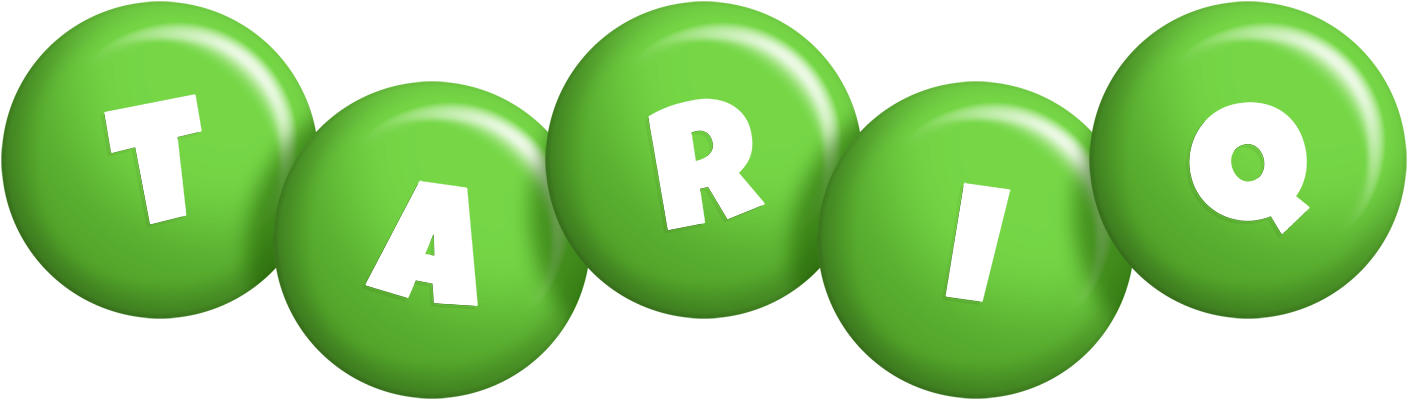 Tariq candy-green logo