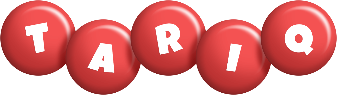 Tariq candy-red logo