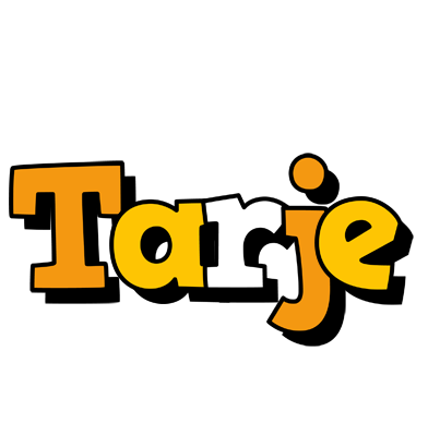 Tarje cartoon logo