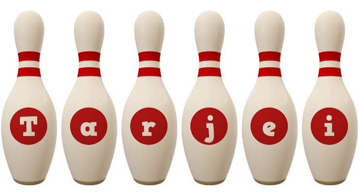 Tarjei bowling-pin logo