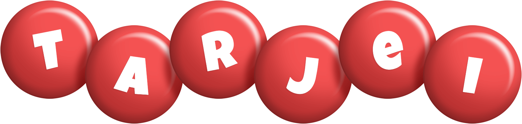 Tarjei candy-red logo