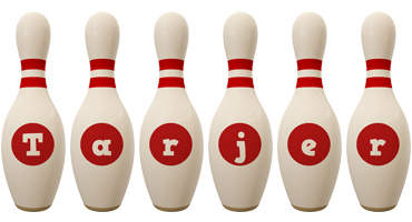 Tarjer bowling-pin logo