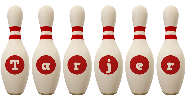 Tarjer bowling-pin logo