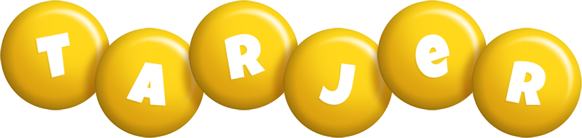 Tarjer candy-yellow logo