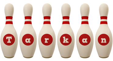 Tarkan bowling-pin logo