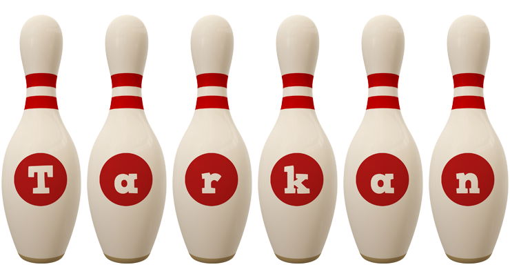 Tarkan bowling-pin logo