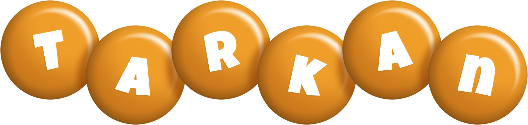 Tarkan candy-orange logo