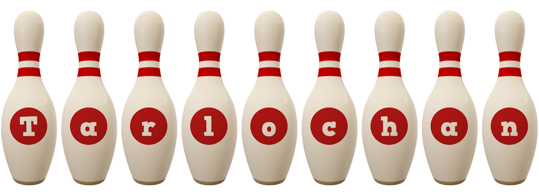 Tarlochan bowling-pin logo