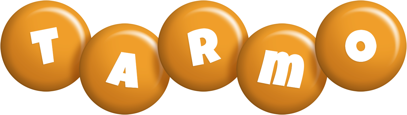 Tarmo candy-orange logo