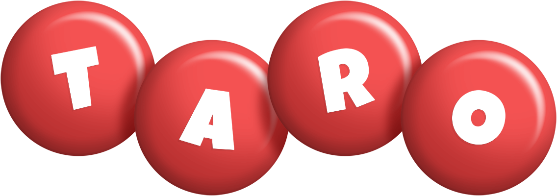 Taro candy-red logo