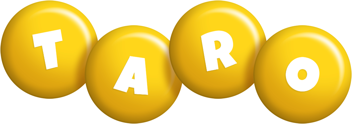 Taro candy-yellow logo