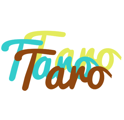 Taro cupcake logo