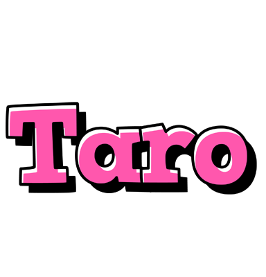 Taro girlish logo