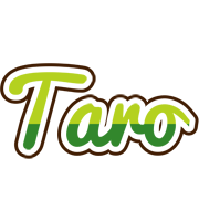 Taro golfing logo