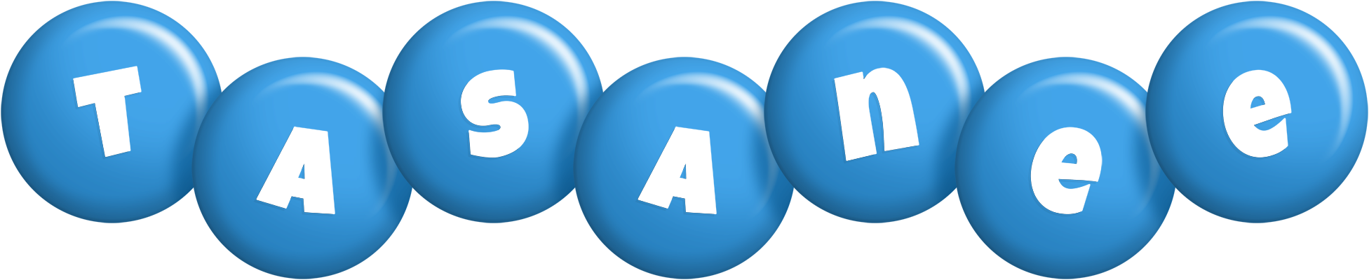 Tasanee candy-blue logo