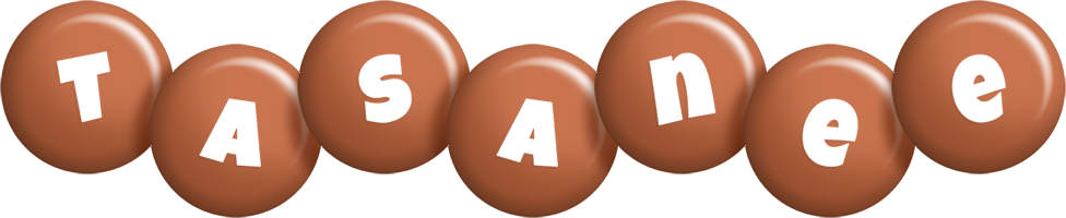 Tasanee candy-brown logo