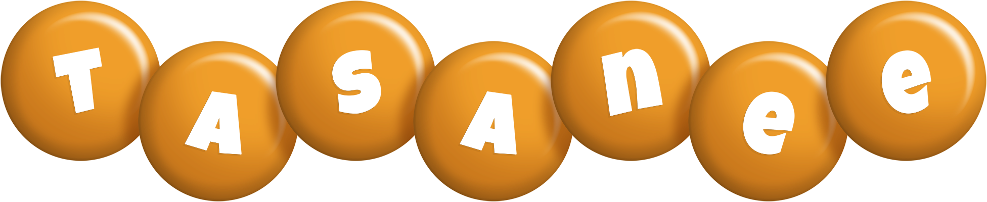 Tasanee candy-orange logo