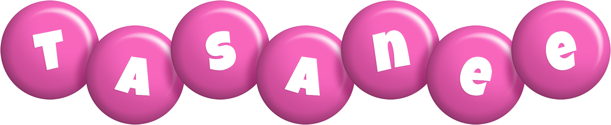 Tasanee candy-pink logo