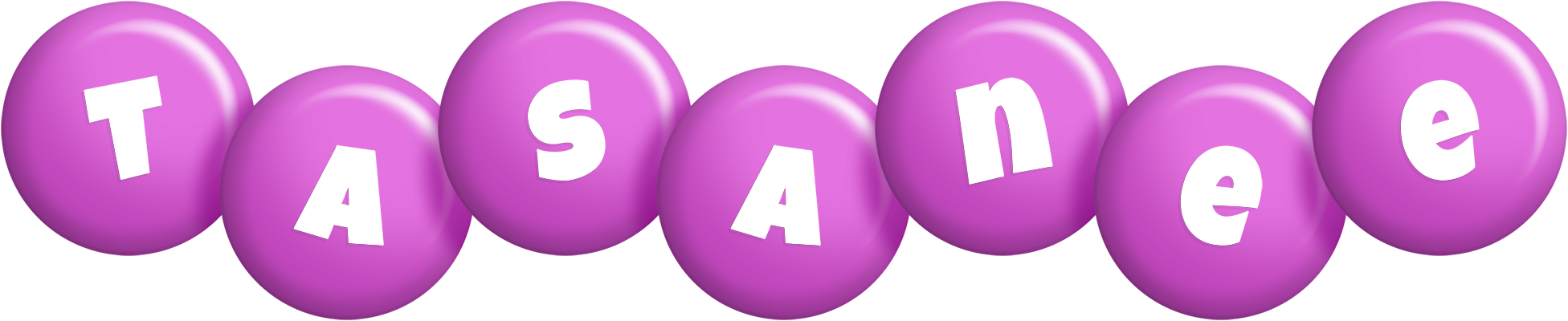 Tasanee candy-purple logo
