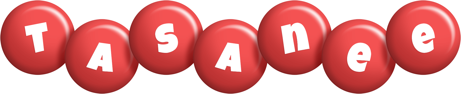 Tasanee candy-red logo