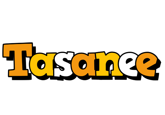 Tasanee cartoon logo