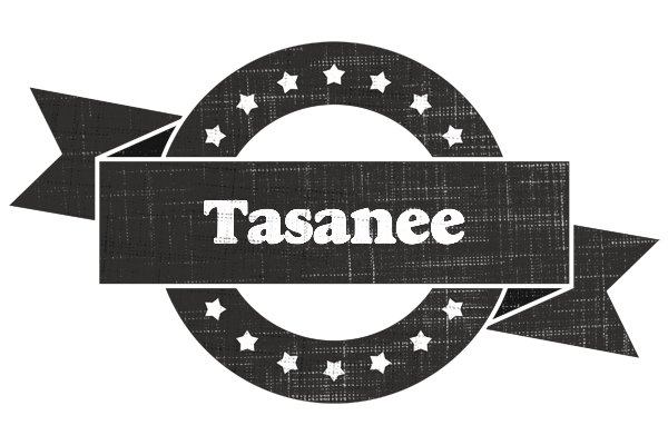 Tasanee grunge logo