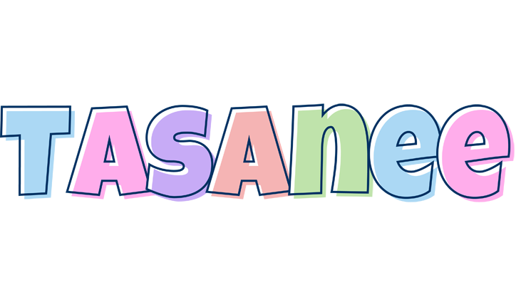 Tasanee pastel logo