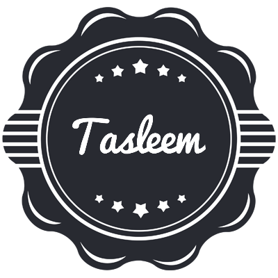 Tasleem badge logo