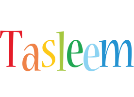 Tasleem birthday logo
