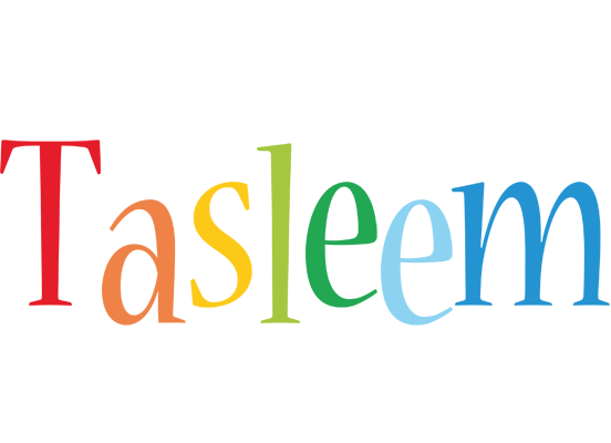 Tasleem birthday logo