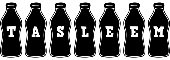 Tasleem bottle logo