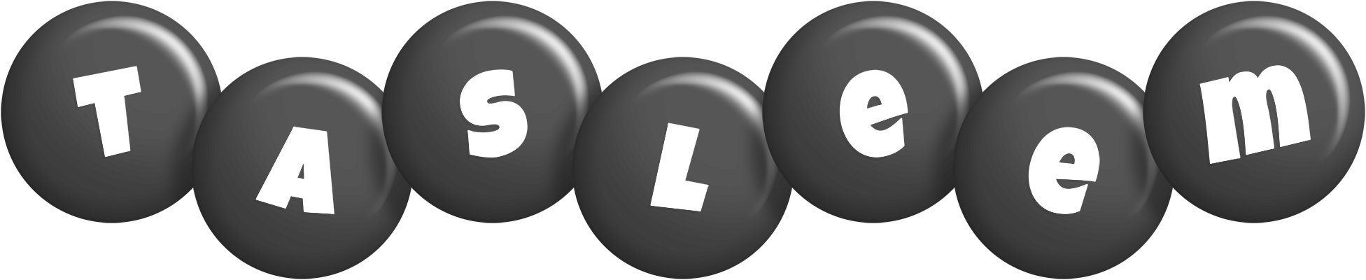 Tasleem candy-black logo