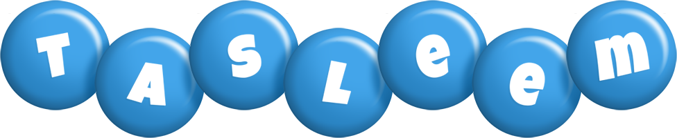 Tasleem candy-blue logo