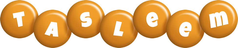 Tasleem candy-orange logo