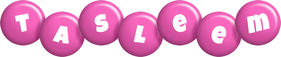 Tasleem candy-pink logo