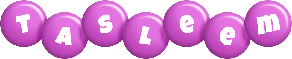 Tasleem candy-purple logo
