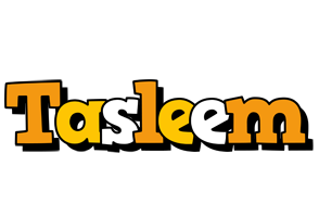 Tasleem cartoon logo