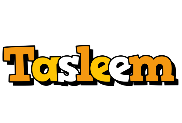 Tasleem cartoon logo