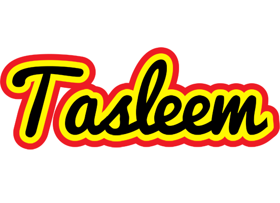 Tasleem flaming logo