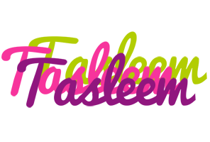 Tasleem flowers logo