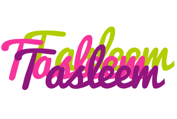 Tasleem flowers logo