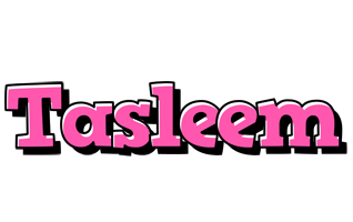 Tasleem girlish logo