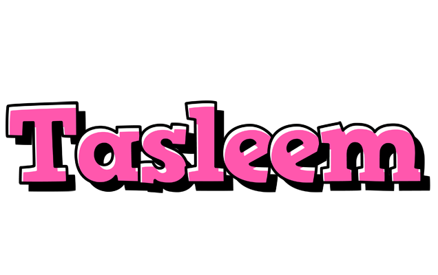 Tasleem girlish logo