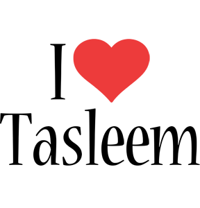Tasleem i-love logo