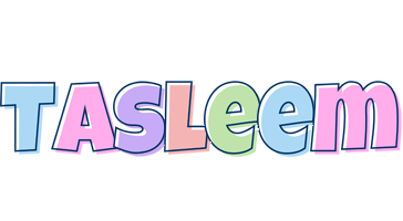 Tasleem pastel logo