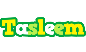 Tasleem soccer logo