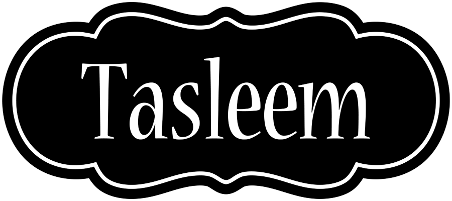 Tasleem welcome logo