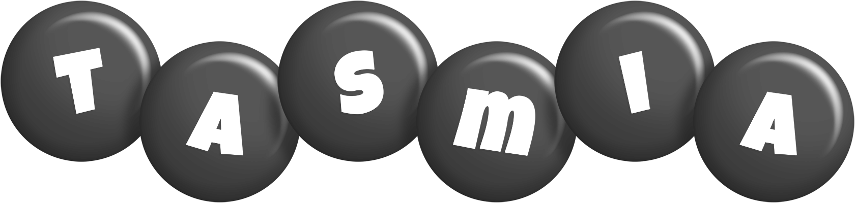Tasmia candy-black logo